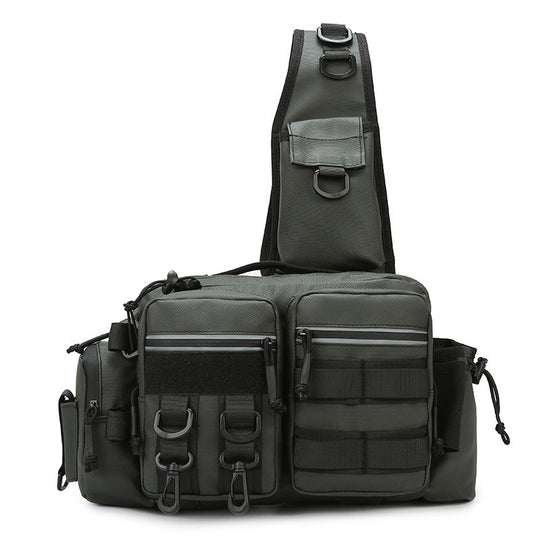 Unisex Crossbody Laukku Taktisella Designilla 9