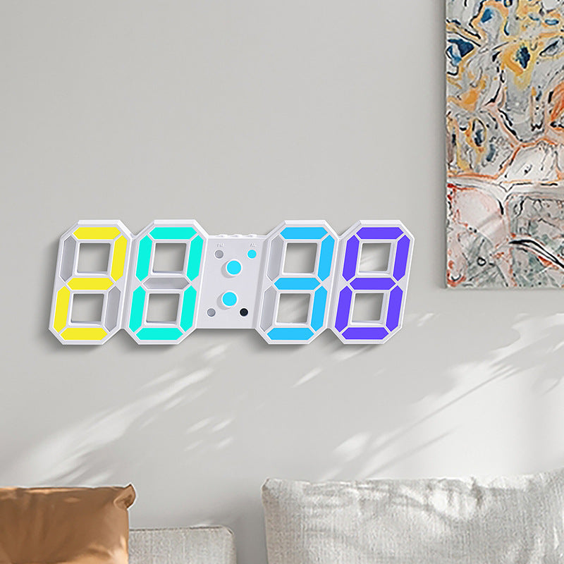 Unisex Digitaalinen Kello Värinvaihdolla Modernilla Designilla 1