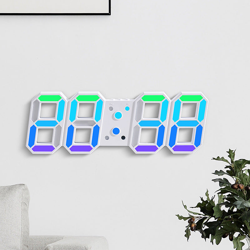 Unisex Digitaalinen Kello Värinvaihdolla Modernilla Designilla 2