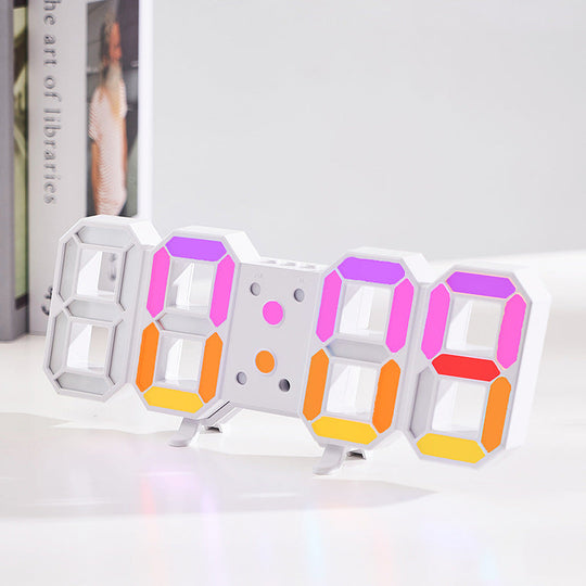 Unisex Digitaalinen Kello Värinvaihdolla Modernilla Designilla 3