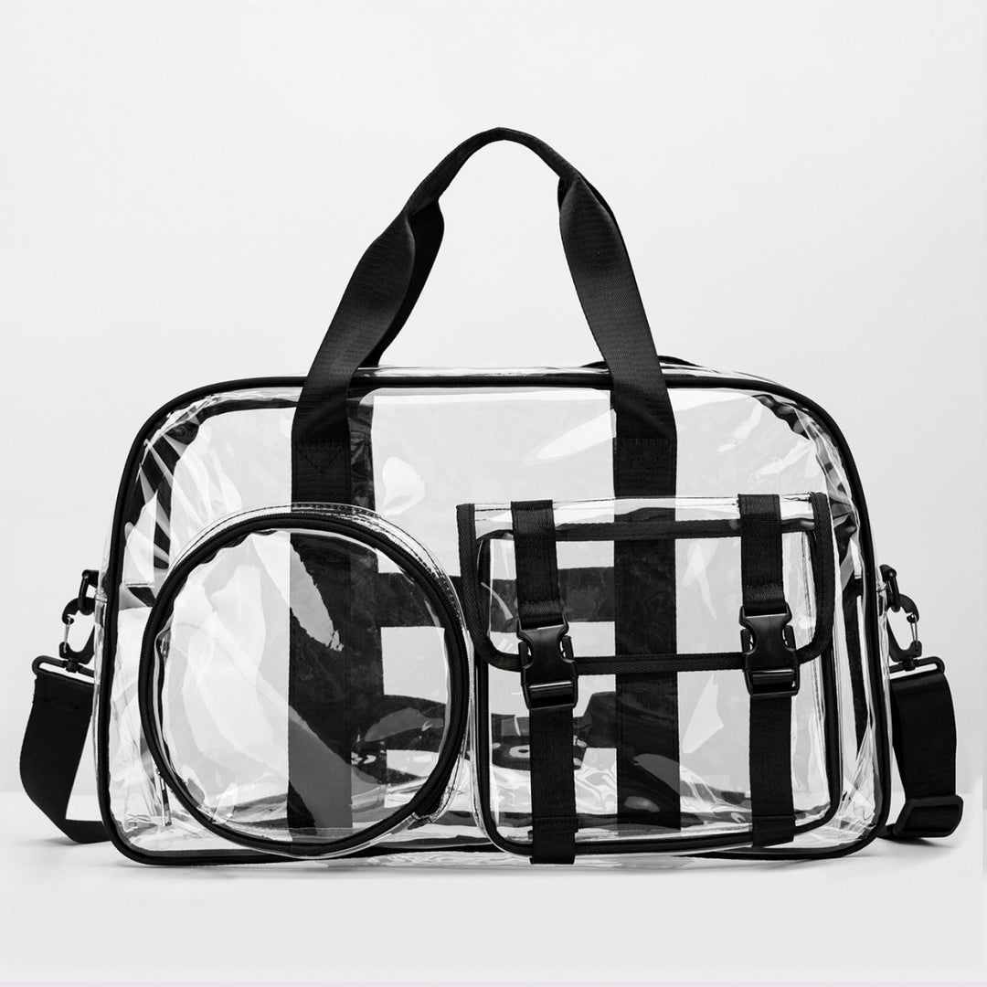 Unisex Duffle Bag Läpinäkyvä Käytännöllinen 0