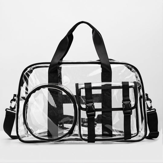 Unisex Duffle Bag Läpinäkyvä Käytännöllinen 0