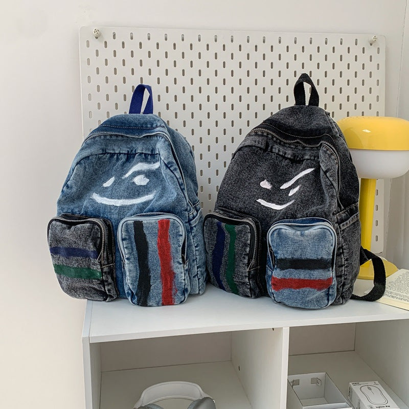 Unisex Farkkureppu Taiteellisella Designilla 1
