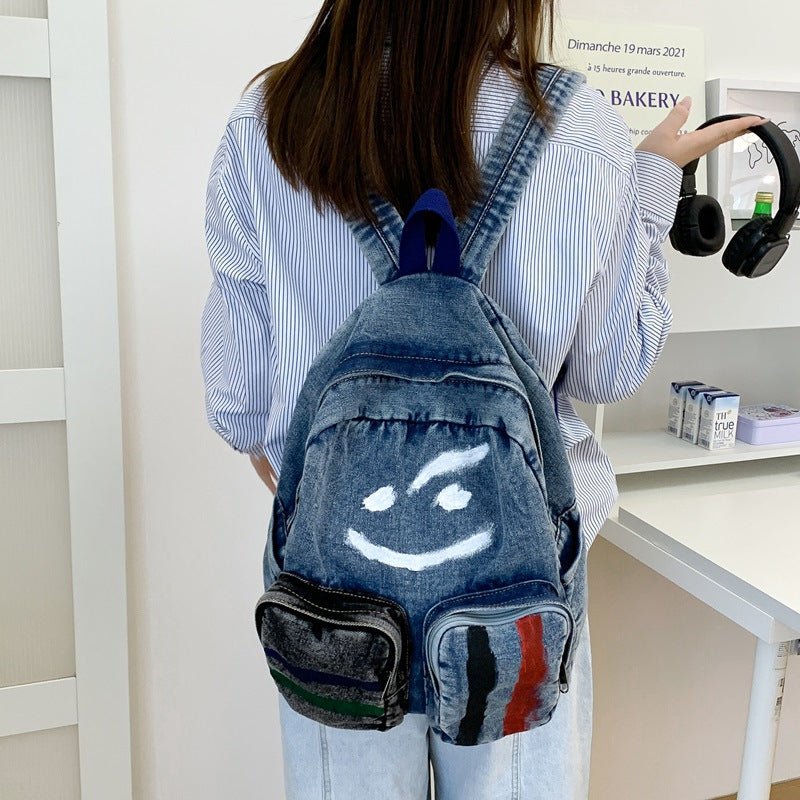 Unisex Farkkureppu Taiteellisella Designilla 2