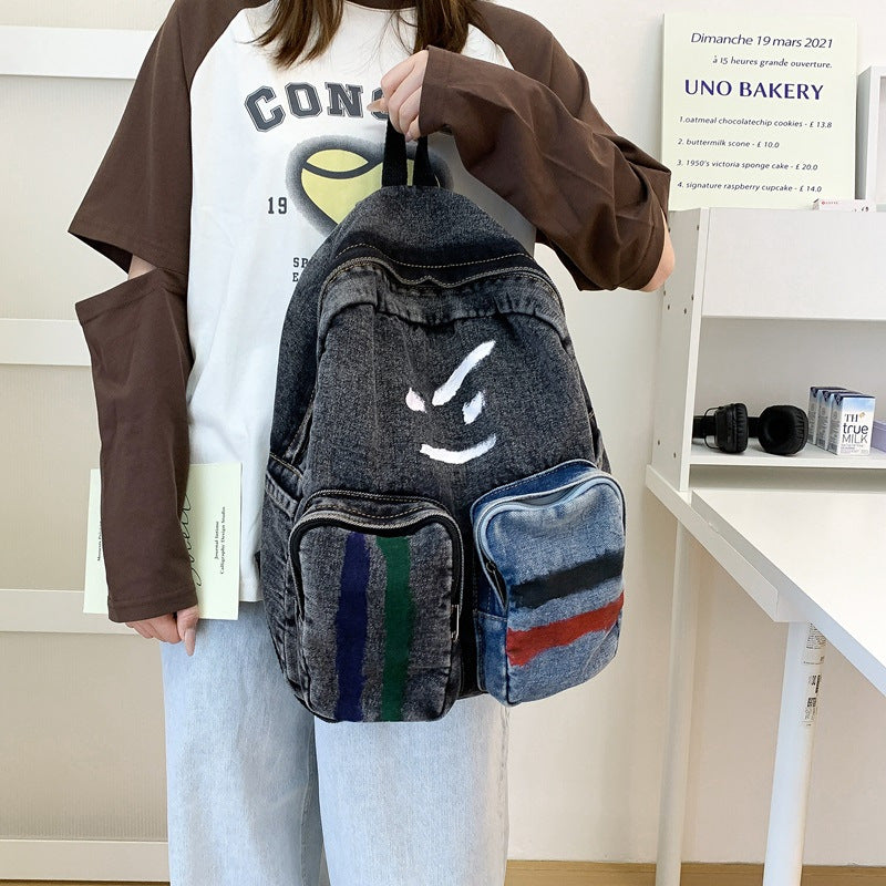 Unisex Farkkureppu Taiteellisella Designilla 3