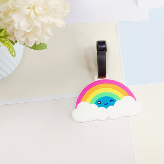 Unisex Flamingo-Patterned Luggage Tag 5