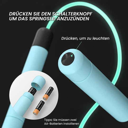 Unisex Hyppynaru LED-Valolla Säädettävä Ergonominen Kahva 2