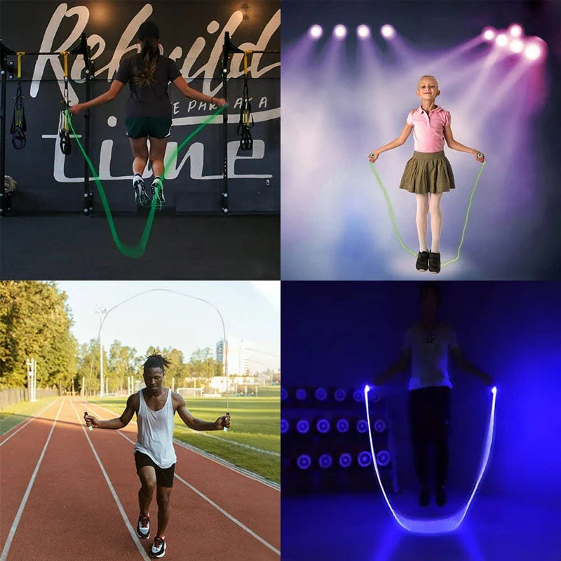 Unisex Hyppynaru LED-Valolla Säädettävä Ergonominen Kahva 3