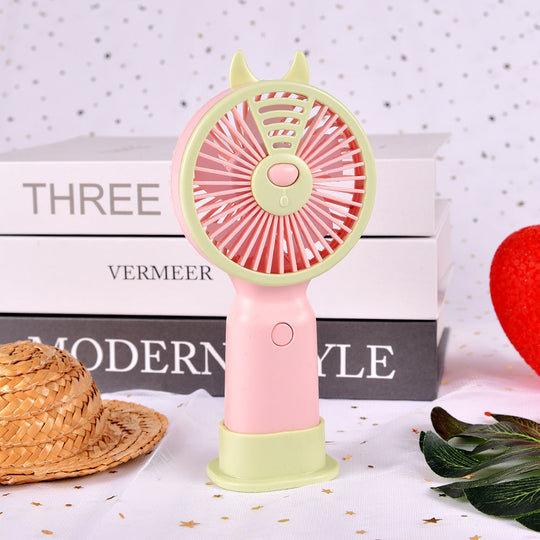Unisex Kannettava Kädessä Pidettävä Pupu-teemainen Tuuletin 6
