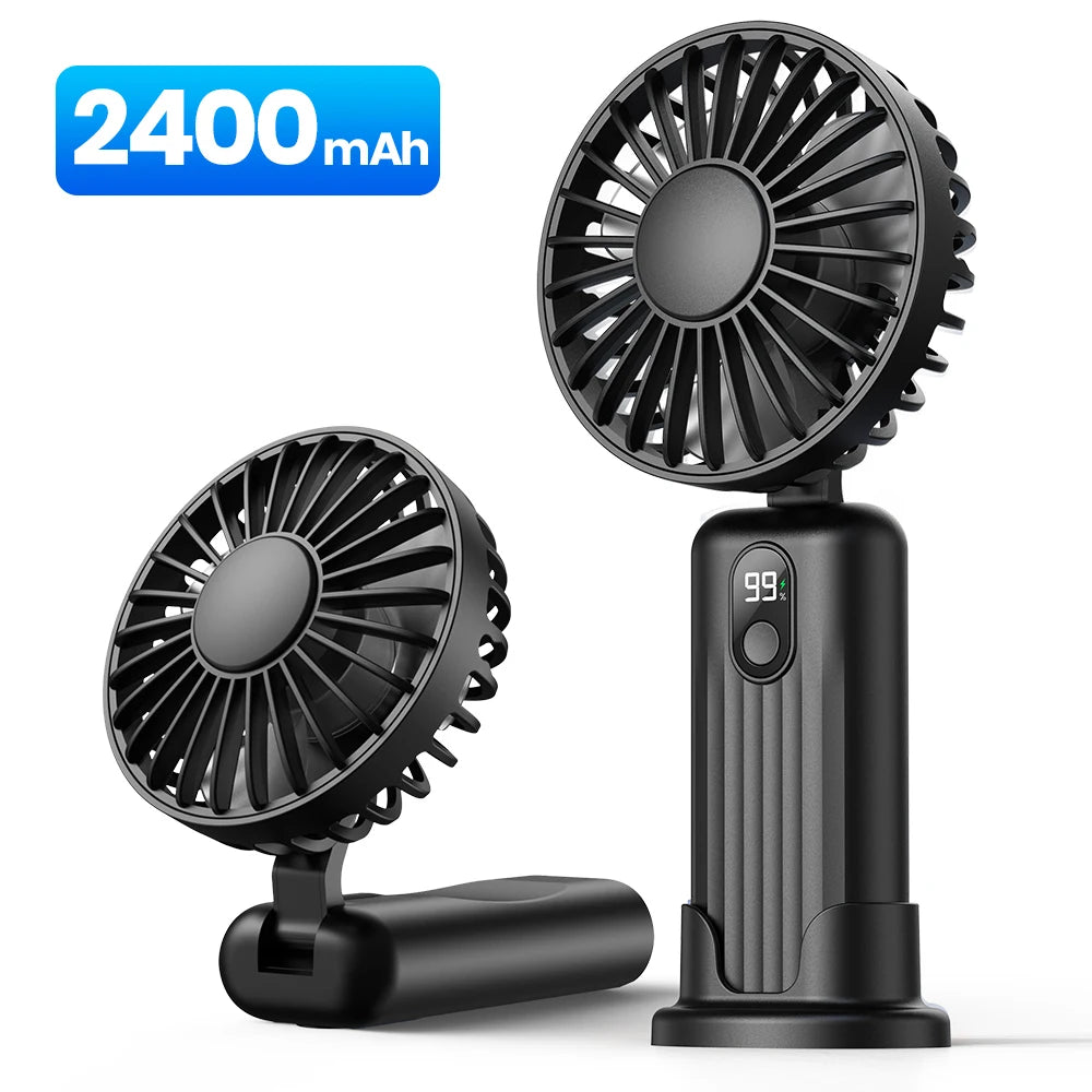 Unisex Kannettava Käsituuletin Monitoiminen Taitettava USB-Ladattava 13