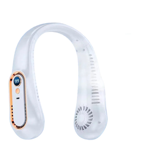 Unisex Kannettava Kaulatuuletin LED-näytöllä Säädettävällä Tuulennopeudella 6