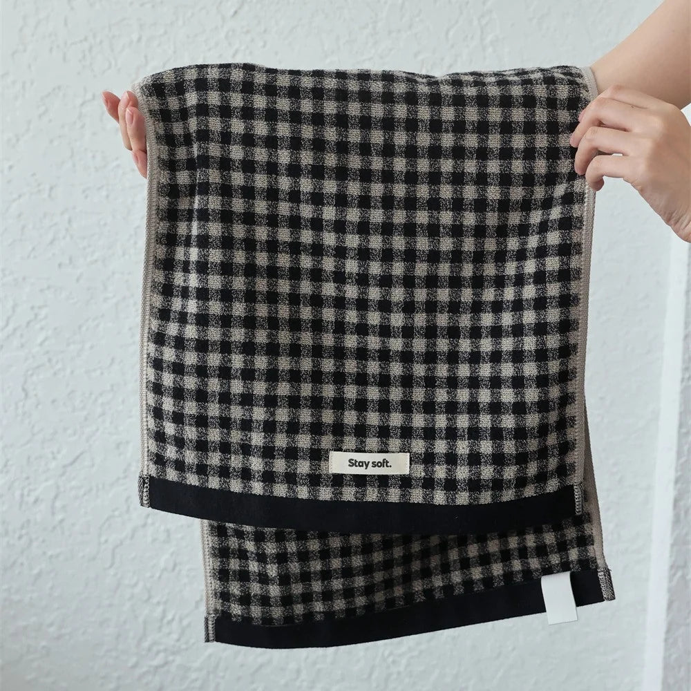 Unisex Käsipyyhe Ruudullinen Moderni Design 0