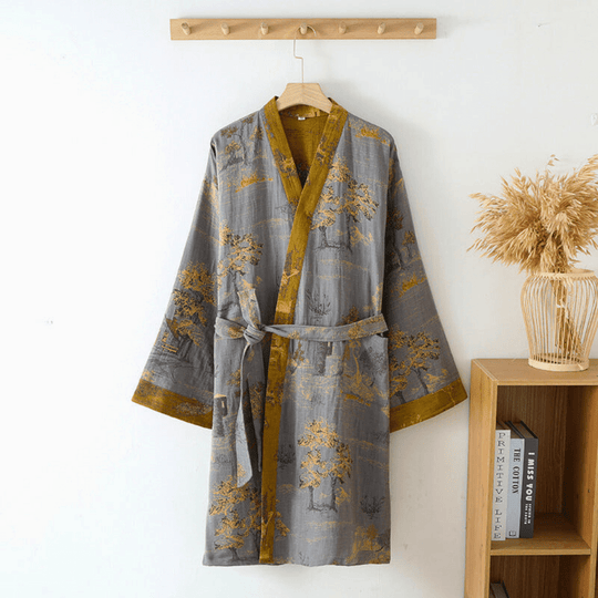 Unisex Kimono Kylpytakki Retro-tyylillä 3