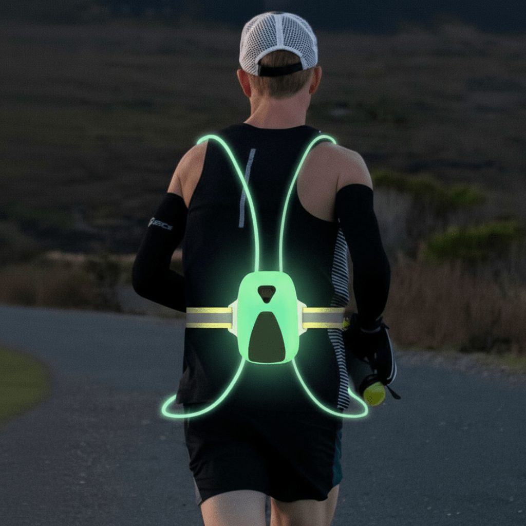 Unisex LED Turvaliivi Juoksuun ja Ulkoiluun 0