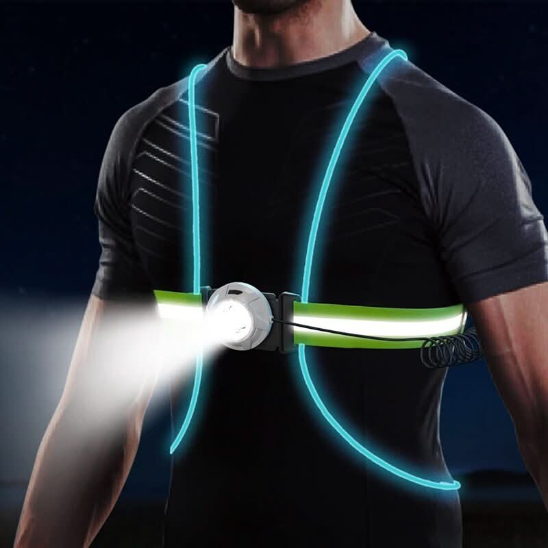 Unisex LED Turvaliivi Juoksuun ja Ulkoiluun 1