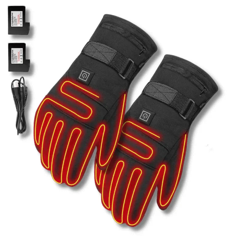 Unisex Lämmitettävät Käsineet Talvelle 2