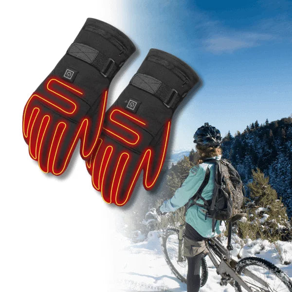 Unisex Lämmitettävät Käsineet Talvelle 4