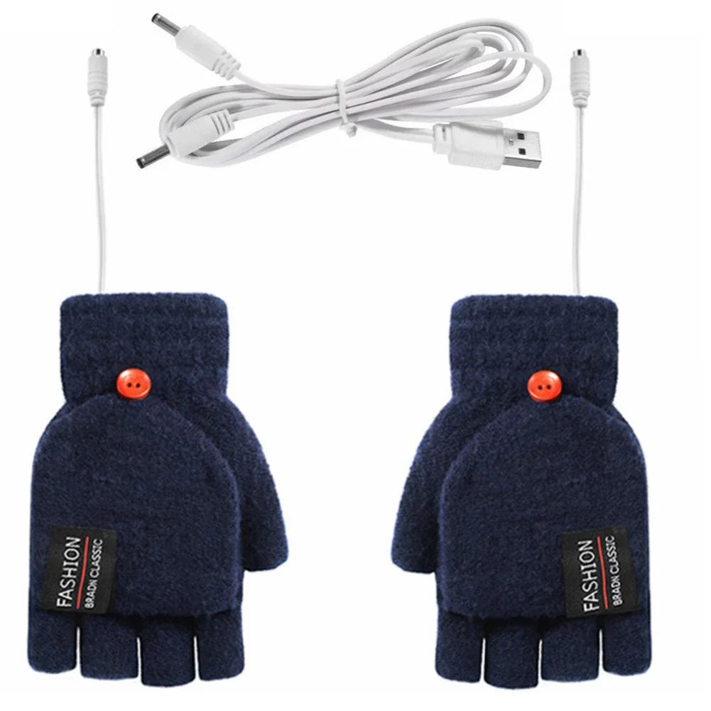 Unisex Lämmitettävät Käsineet USB-Ladattavalla Toiminnolla 0