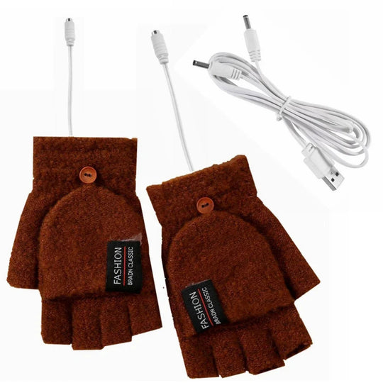 Unisex Lämmitettävät Käsineet USB-Ladattavalla Toiminnolla 10