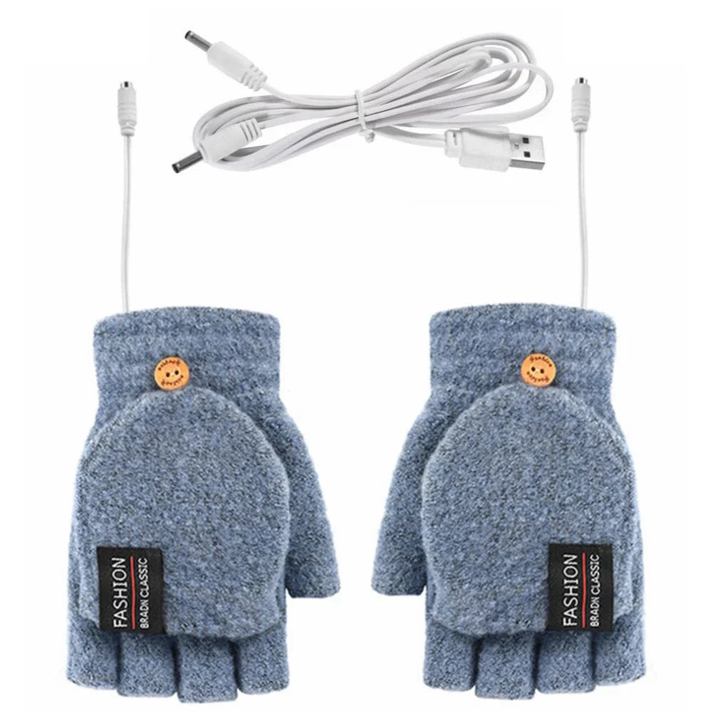Unisex Lämmitettävät Käsineet USB-Ladattavalla Toiminnolla 9