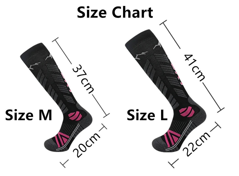 Unisex Lämpösukat Hiihtoon ja Retkeilyyn 4