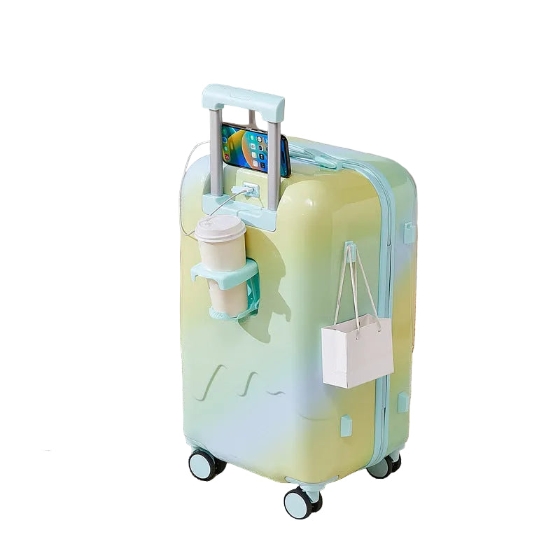 Unisex Matkalaukku Smart Storage Spinner 0