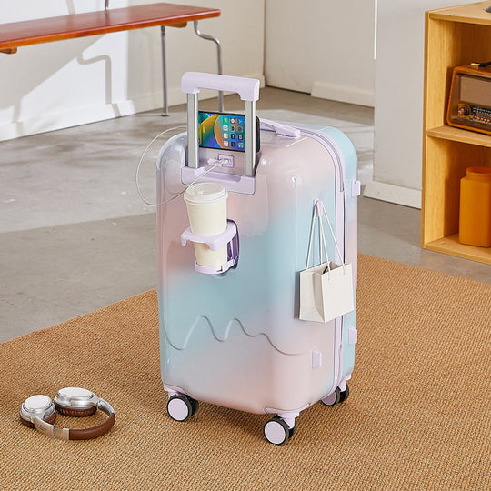Unisex Matkalaukku Smart Storage Spinner 4