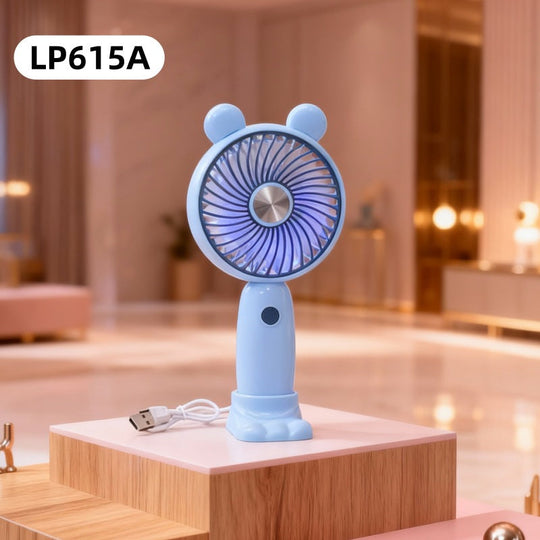 Unisex Minikäsituuletin USB-ladattava Taitettava Jalustalla 11
