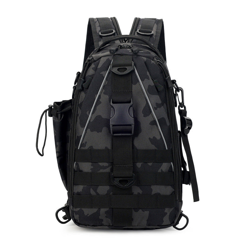 Unisex Monitaskuinen Sling-reppu Taktisella Ilmeellä 7
