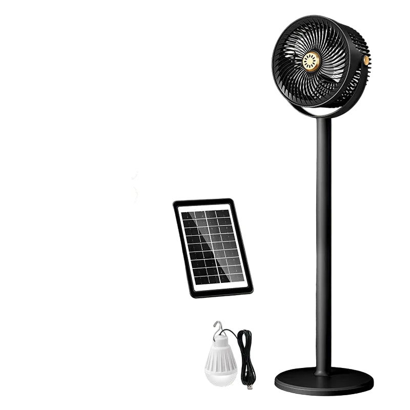 Unisex Monitoiminen Aurinkovoimalla Toimiva Seisontatuuletin LED-valolla 2