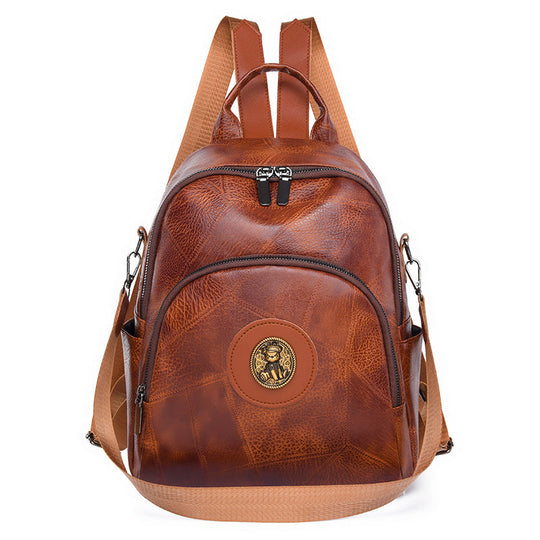 Unisex Nahkareppu Vintage-tyylillä 0