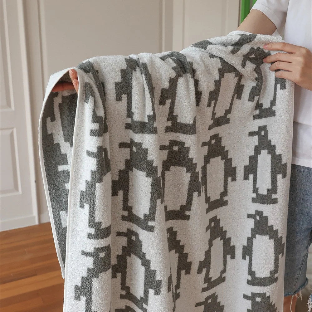 Unisex Peitto Jacquard-kuviolla Pehmeällä Fleecevuorilla 9