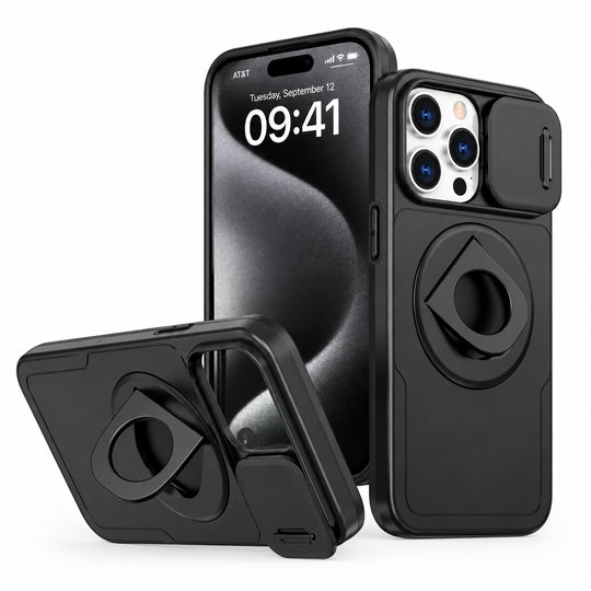 Unisex Phone Case With Integrated Stand and Magnetic Attachment 0