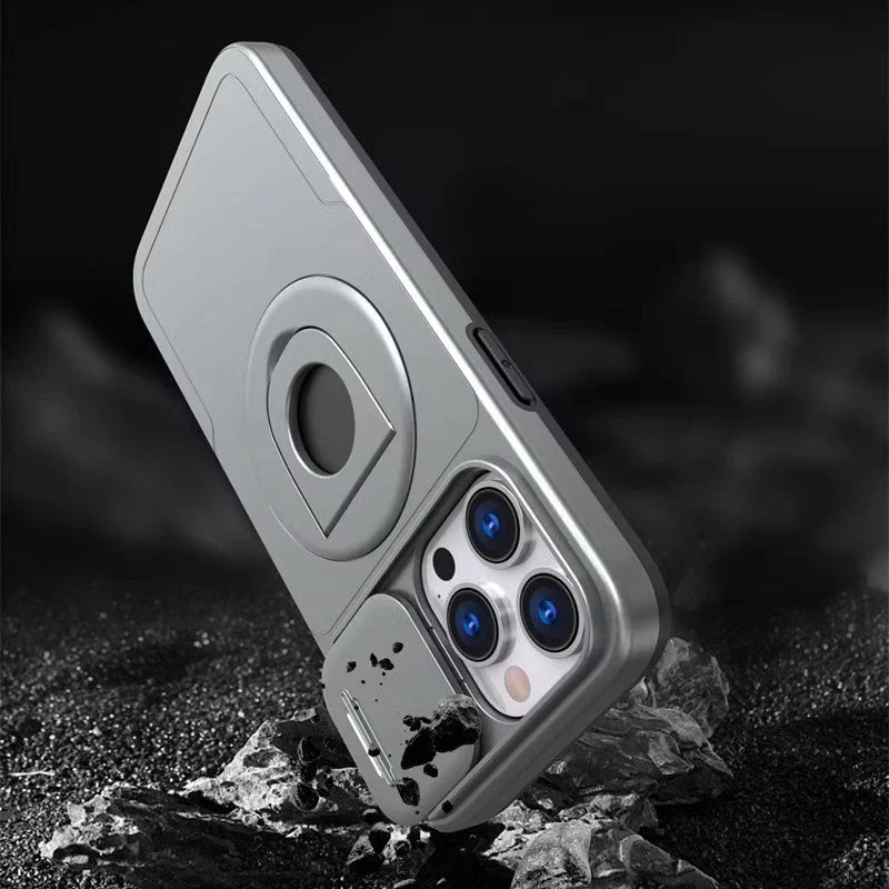 Unisex Phone Case With Integrated Stand and Magnetic Attachment 2