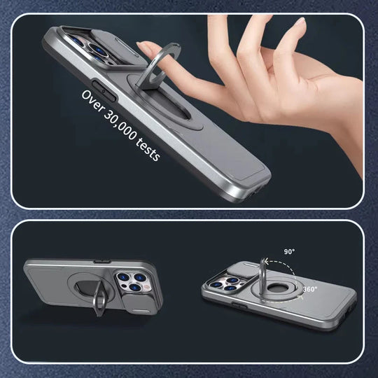 Unisex Phone Case With Integrated Stand and Magnetic Attachment 5