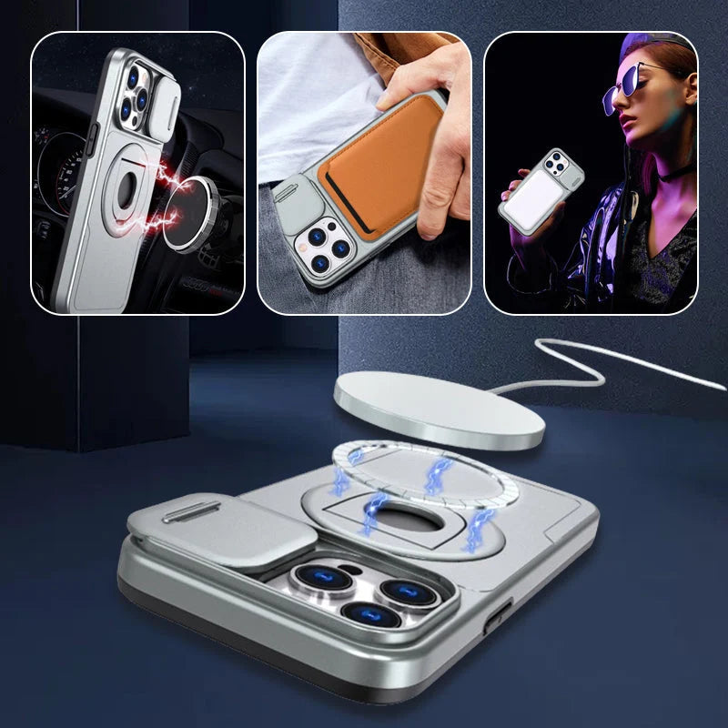 Unisex Phone Case With Integrated Stand and Magnetic Attachment 6