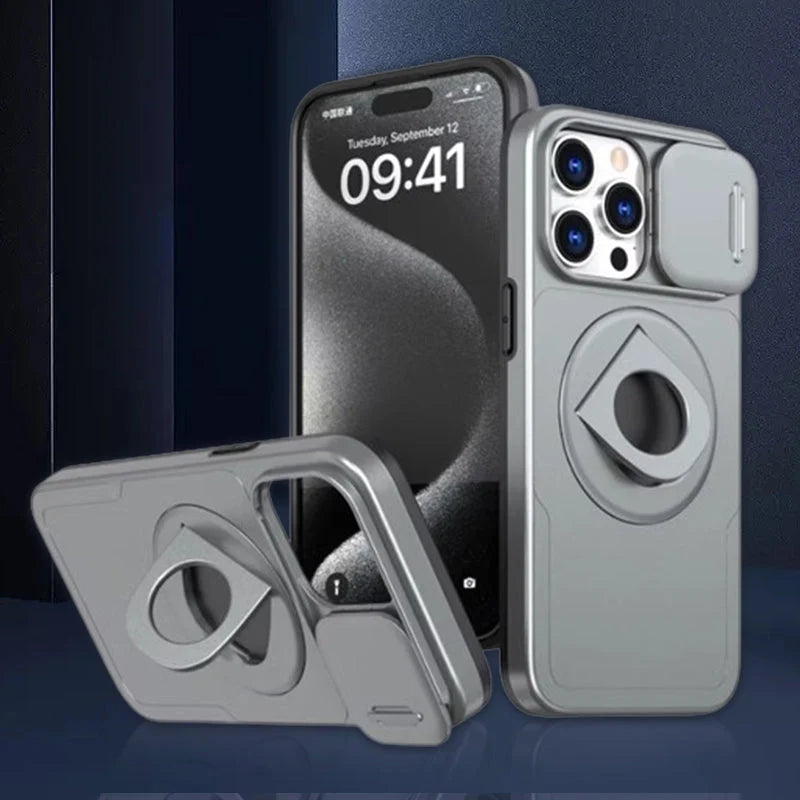 Unisex Phone Case With Integrated Stand and Magnetic Attachment 7