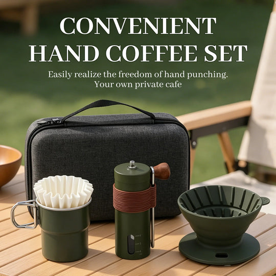 Unisex Pour-Over Kahvisetti Kannettava Minimalistinen 2