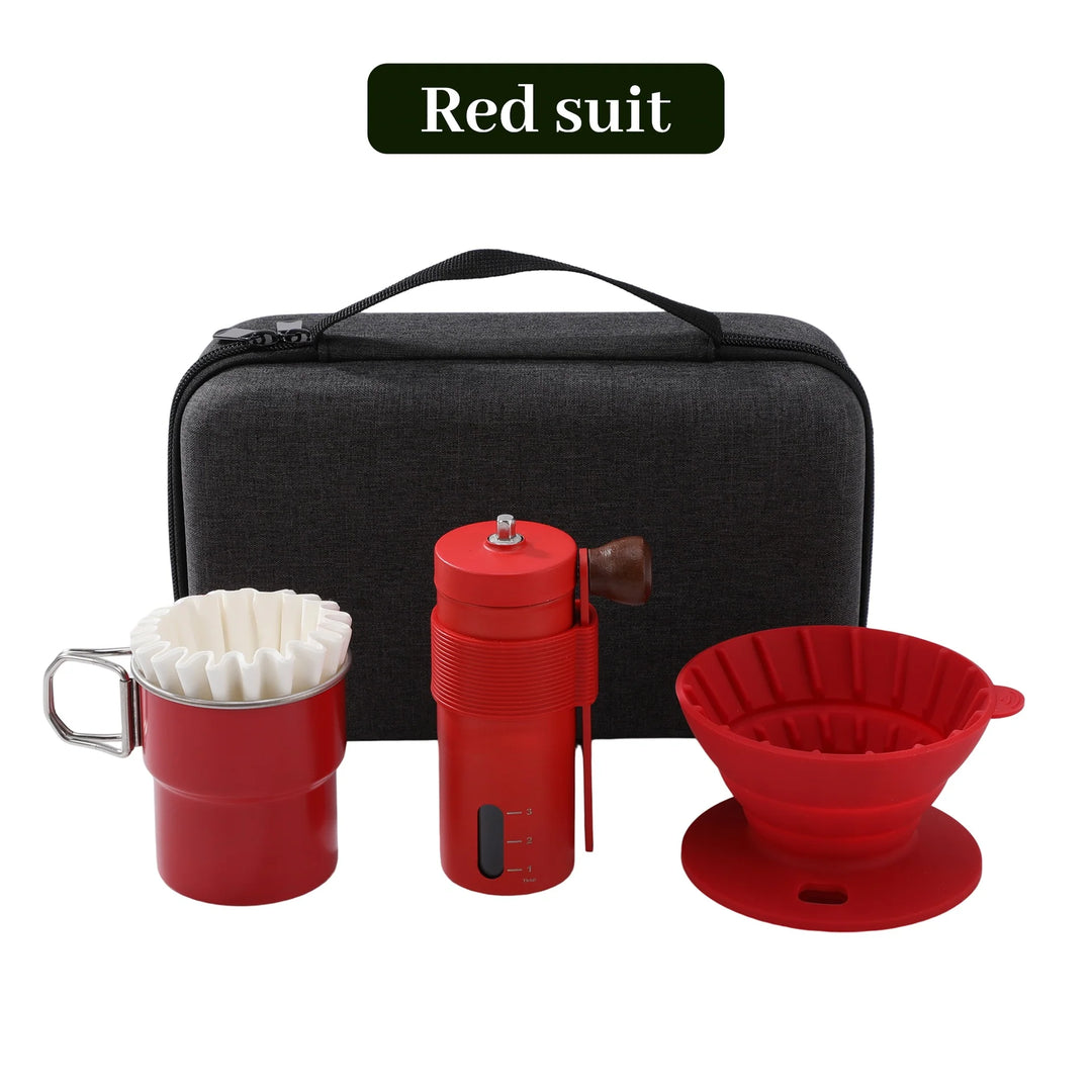 Unisex Pour-Over Kahvisetti Kannettava Minimalistinen 4