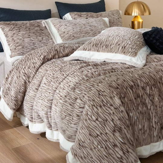 Unisex Pussilakanasetti Käännettävä Mikropehmoinen 2