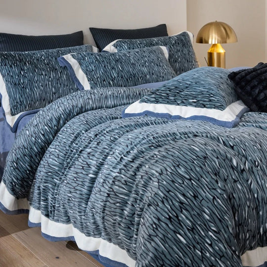 Unisex Pussilakanasetti Käännettävä Mikropehmoinen 6