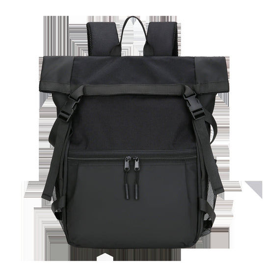 Unisex Roll-Top Expedition Reppu Monikäyttöinen Kaupunkiin ja Luontoon 0