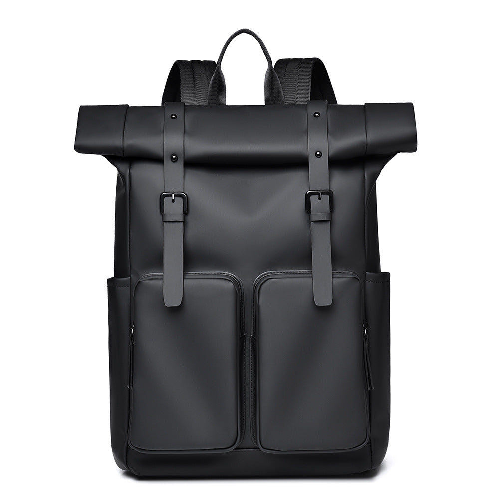 Unisex Roll-Top Kaupunkireppu Vedenpitävällä Suojauksella 0