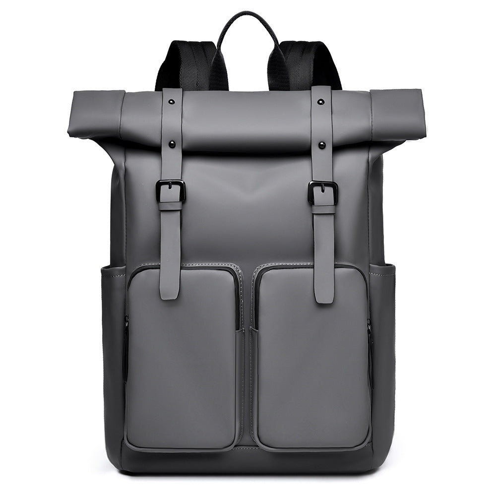 Unisex Roll-Top Kaupunkireppu Vedenpitävällä Suojauksella 4