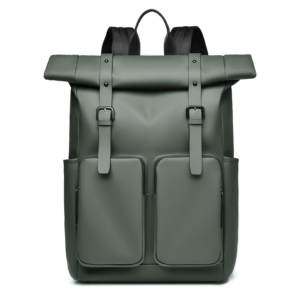 Unisex Roll-Top Kaupunkireppu Vedenpitävällä Suojauksella 5