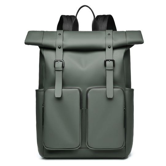 Unisex Roll-Top Kaupunkireppu Vedenpitävällä Suojauksella 5
