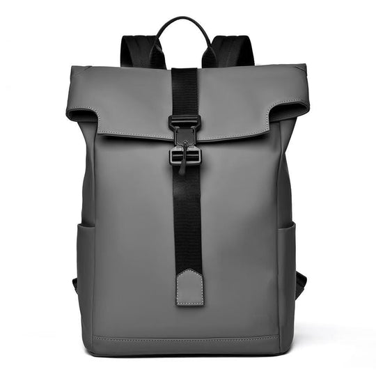 Unisex Rolltop-reppu monipuolisilla lokeroilla ja modernilla designilla 0