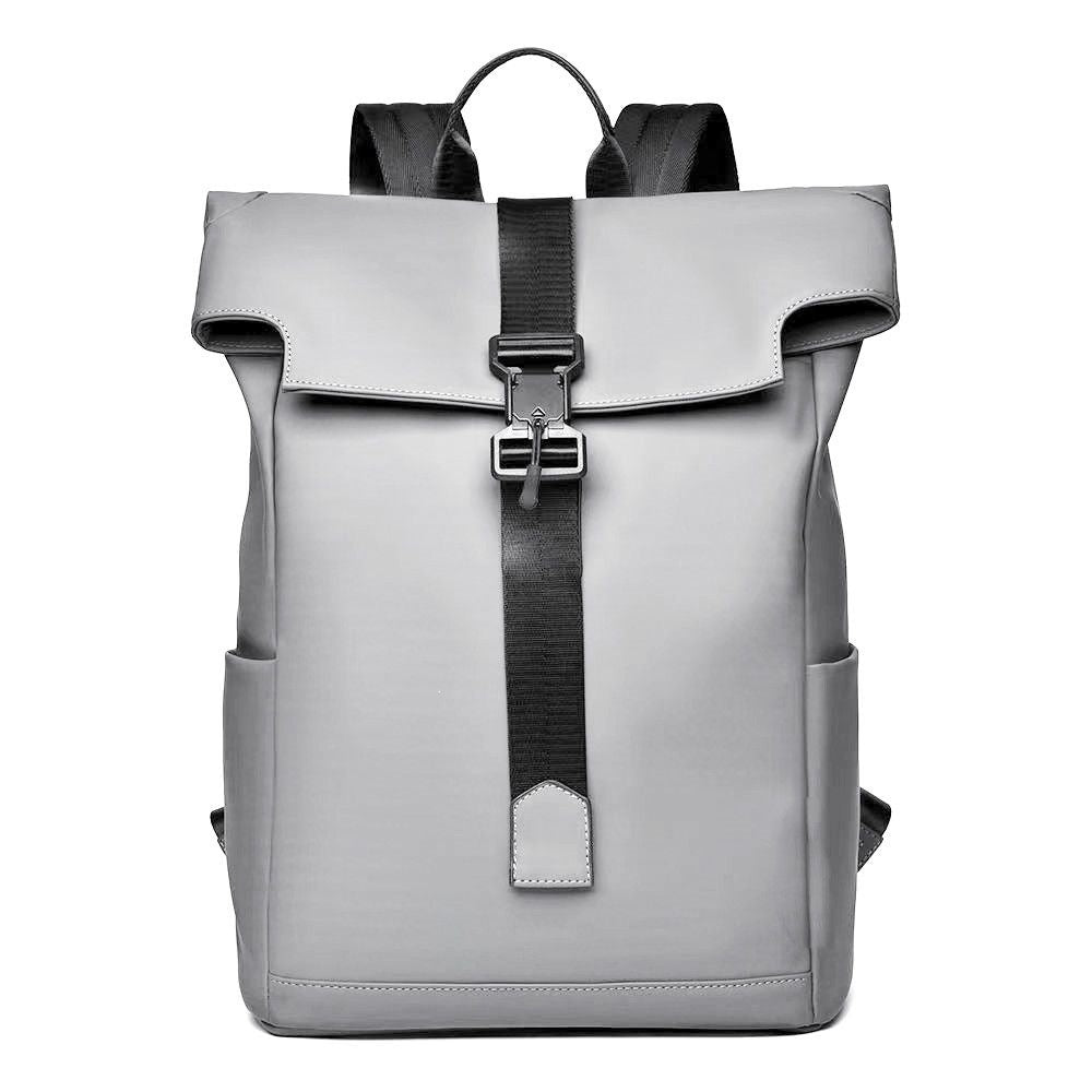 Unisex Rolltop-reppu monipuolisilla lokeroilla ja modernilla designilla 7