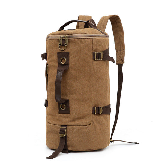 Unisex Rolltop-reppu monitoiminen käytännöllinen malli 4