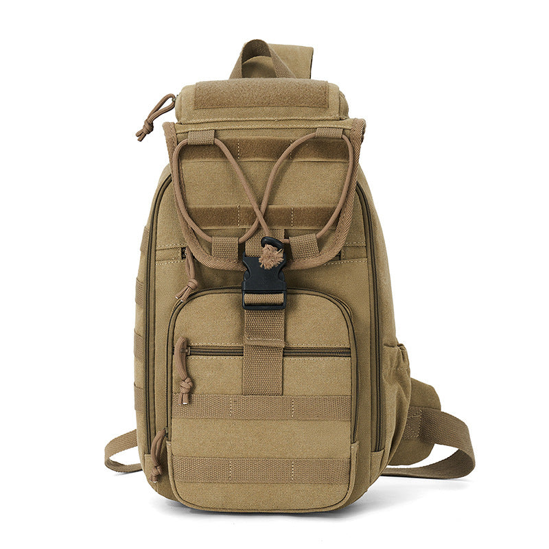 Unisex Sling-reppu Monikäyttöinen Taktinen Design 6